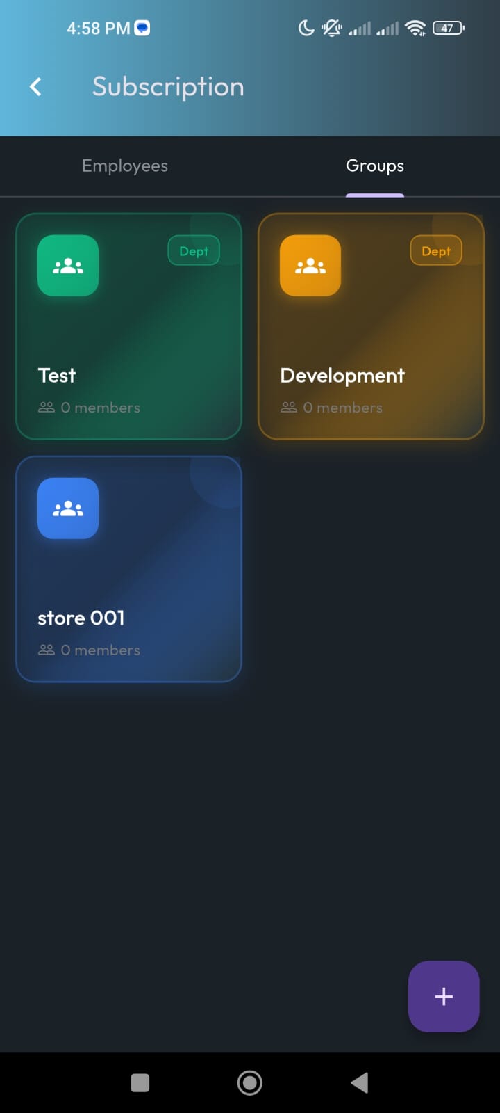 RateOp mobile app screen 17